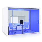Groupspace L personal office with blue light